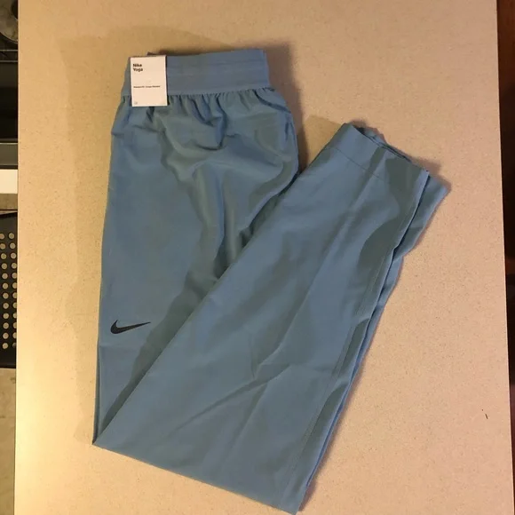 Mens Nike Dri-FIT Flex Yoga Pants Light Blue Size Large-Tall L-Tall DD2120-494 - Picture 1 of 7